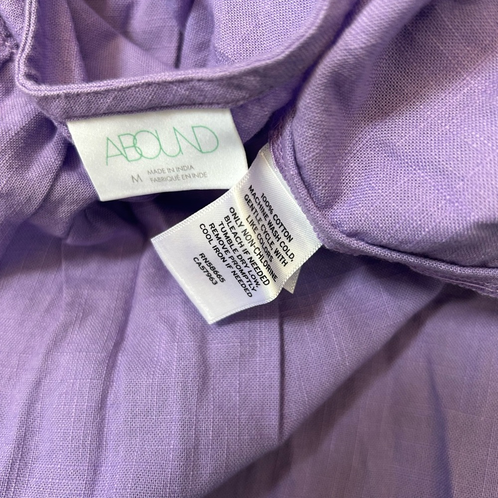 😎 SUMMER SALE! Juniors ABOUND Lavender Camisole Tank Top Size M NWT - Picture 4 of 5